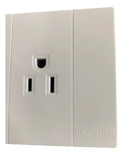 Interruptor + Tomacorriente Blanco - Pack X 20