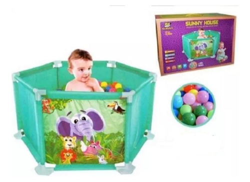  Carpa Corral Infantil Con Pelotas 