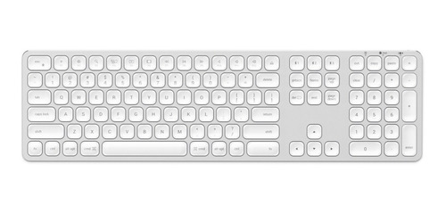 Imagen 1 de 10 de Teclado Bluetooth Satechi C/ Teclado Num / Ingles / No Apple