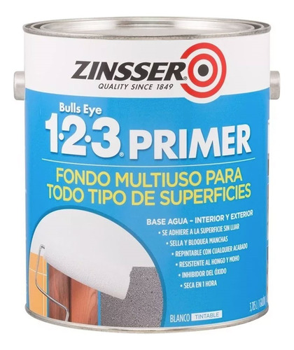 Pintura Fijador Sellador Bulls Eye X 4lts Zinsser - Prestigio