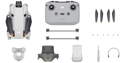 Drone Dji Mini 4 Pro Rc-n2 (sem Tela) 1b + Cartão 128gb Cinza