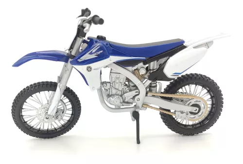 Miniatura Moto De Ferro Cross Trilha Yamaha Na Caixa 1:12