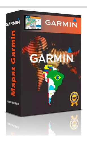 Tarjeta Garmin Mapas America Del Sur 2023 + Alerta Radares