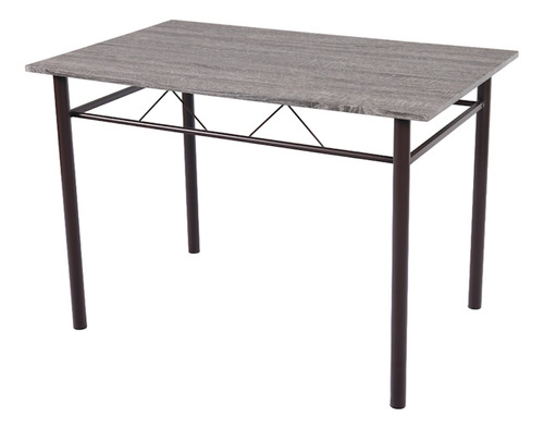 Desayunador Moderno Concha P/4 Personas Brang Color Café Diseño De La Tela De Las Sillas Liso