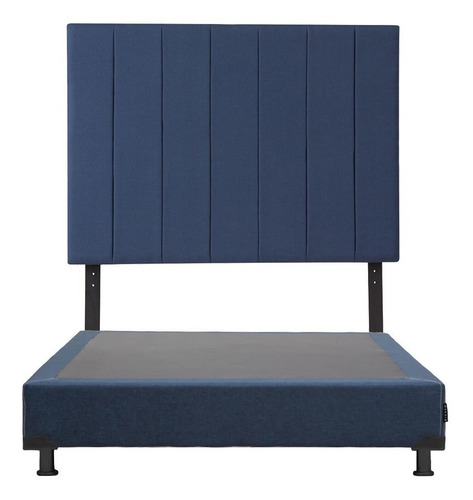 Cabecera King Size Dicasa Argos + Box Dicasa Azul