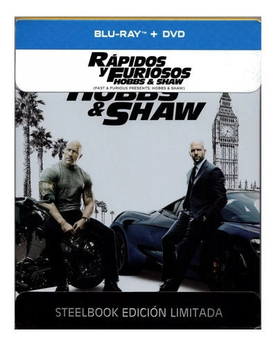 Rapidos Y Furiosos Hobbs Y Shaw Steelbook Pelicula Blu-ray