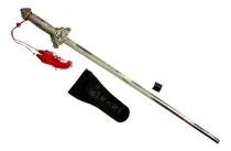 Comprar Espada Jian Retráctil Mango Metal Tono Plata Taiji Colección