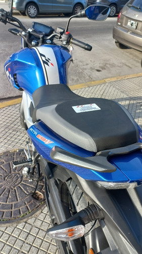 Imagen 18 de 24 de Tvs Rtr 160 New Model Azul Tipo Ns Fz Gixxer Motovega