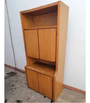 Comprar Vajillero Cristalero Alto 84x44x180 Enchapado Roble *detalle