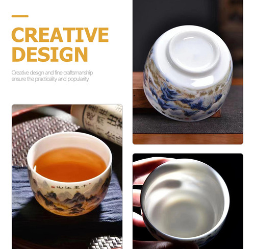 Taza De Té China, Elegante Taza De Té De Cerámica Decorativa