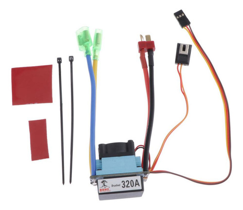 320a Esc Cepillado Con Tres Mods De Funcionamiento: T Plug