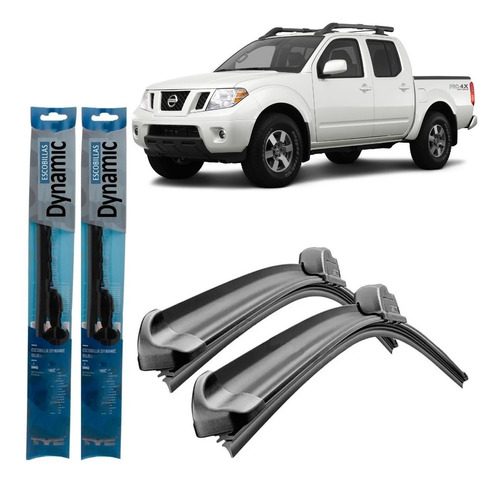 Juego Kit Escobillas Nissan Frontier 2010 2011 2012 2013 