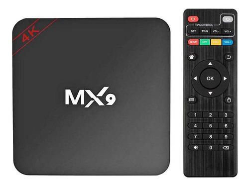 Tv Box Mx9 5g 4k + 1300 Canales (pack Futbol, Hbo Y Mas...)