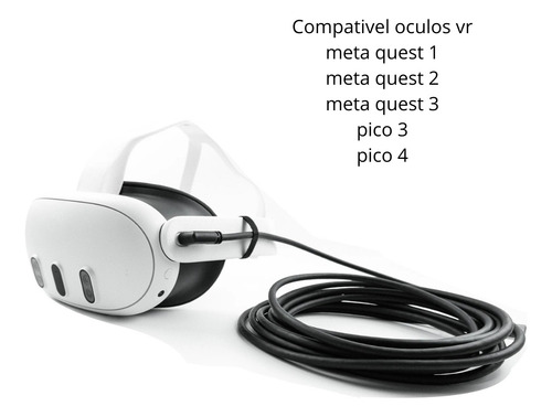 Cabo Usb-c 5 Metros Compatível Smart Tv iPhone 15 Todos