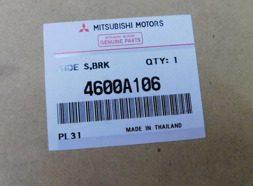 Imagen 4 de 7 de Juego Balatas Mitsubishi Montero Sport G2 2.5 2009-2015