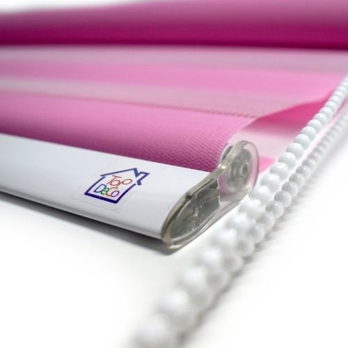 Cortina Roller Zebra 105x240cm Color Rosa/tododescuento!