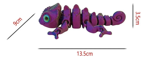 . Figuras De Camaleón Con Impresión 3d, Juguete Móvil Modelo