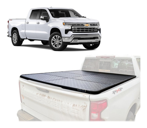 Tapa Rígida Trifold Chevrolet Silverado 2021+