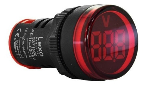 Luz Piloto Voltimetro Led 22mm 110/220v 