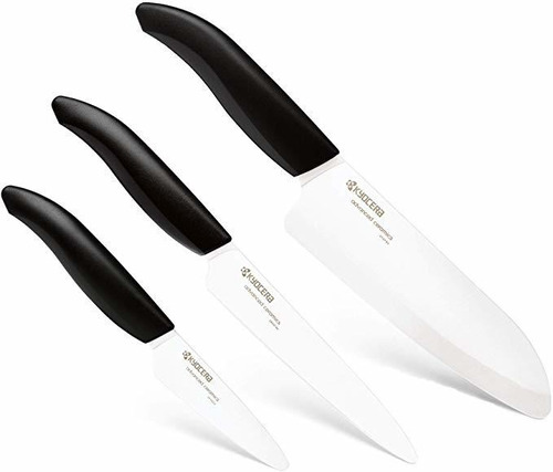 Kyocera Set 3 Cuchillos De Cerámica Cocina Herramientas