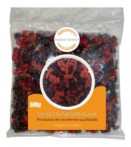 Mix De Frutas Vermelhas 500g- Ótimo Para Sorvetes-deliciosos