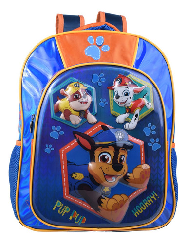 Mochila Primaria Niño Paw Patrol 100% Original En 3d Resistente