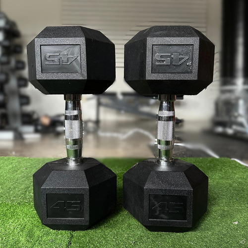 Par De Mancuernas Hexagonales 45 Lbs