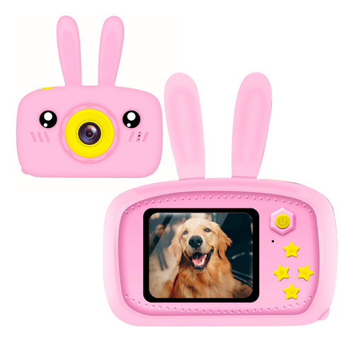 Camara Para Niños Digital Infantil Mini Videos Fotos Color Rosa