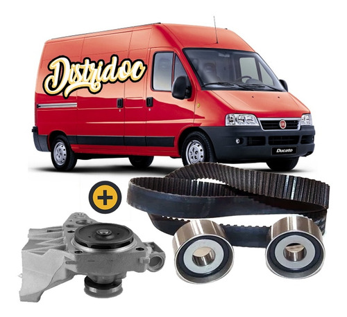 Kit Distribucion C/bomba Agua Ducato Boxer Master 2.8