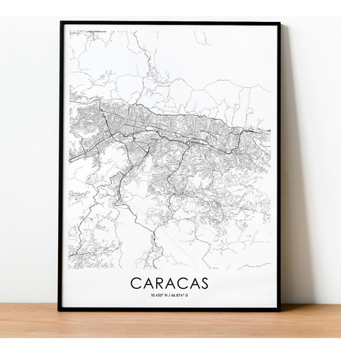 Mapa Ciudad De Caracas