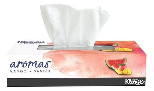 9 Pzas Pañuelos Desechables Kleenex Aromas Mango Sandía