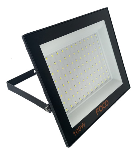 Refletor Led Ultra 100w Luz Branca 6500k Área Externa Foco Cor Da Carcaça Preto 100-240v