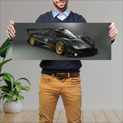 Cuadro 30x80cm Auto 2010 Pagani Zonda R 2353 Hd 31