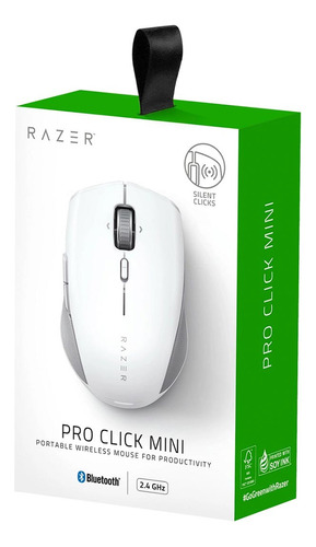 Mouse Gamer Razer Pro Click 12000 Dpi 2.4ghz/bluetooth White
