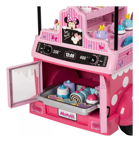 Montable Electrico Minnie Mouse Panaderia Huffy 6 Volts 2024 Color Rosa Chicle