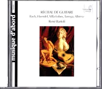 Comprar Cd René Bartoli Récital De Guitare Bach, Sor, Haendel, Etc