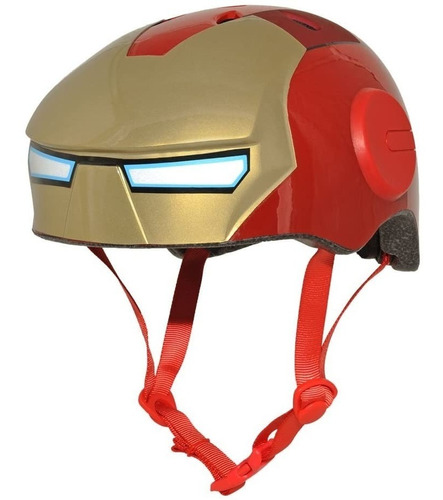 Casco Protector Iron Man Para Niños Bicicleta Skate Patines