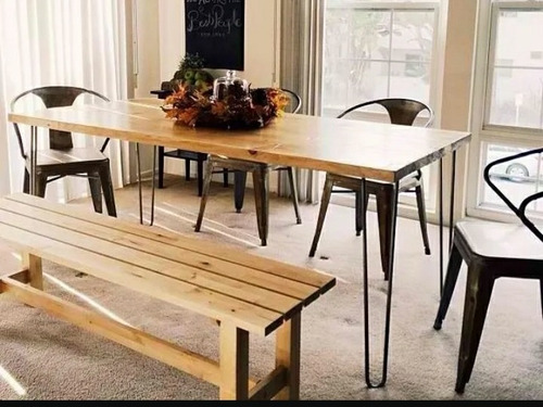 Mesa Comedor , Estilo Industrial ,,durate.uy