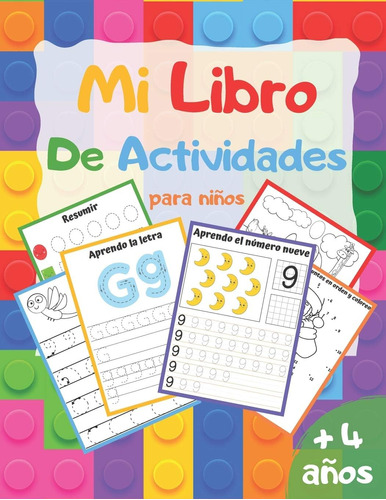 Libro: Mi Libro De Actividades +4 Años: Excelente Libro De E