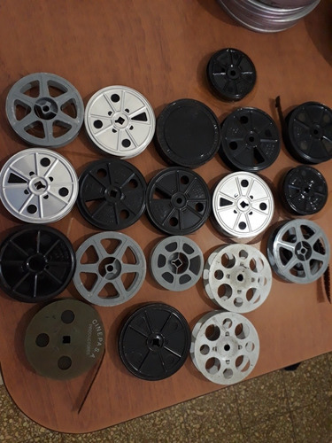 Latas De Película Con Supelicula,carretes Y Películas Mudas