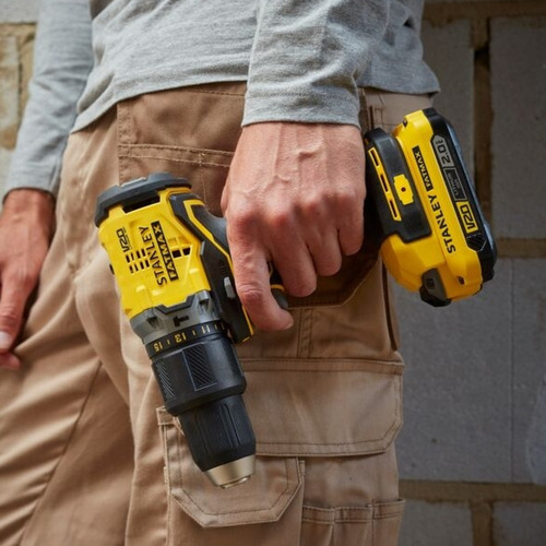 Kit Parafusadeira Impacto + Chave De Impacto 20v 2ah Stanley