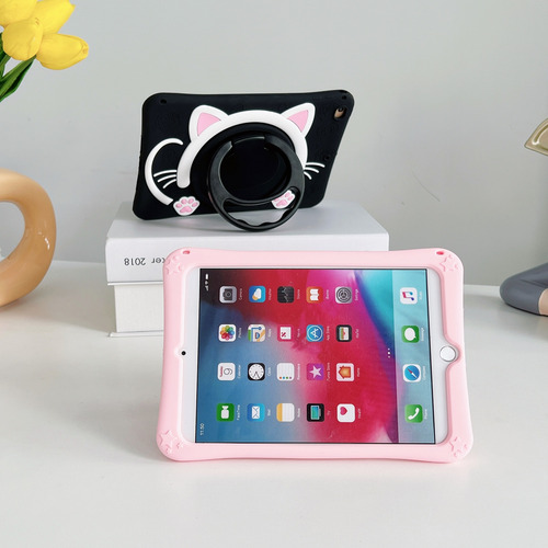 Funda Gato Con Cordón For Samsung Galaxy Tab A7/a8