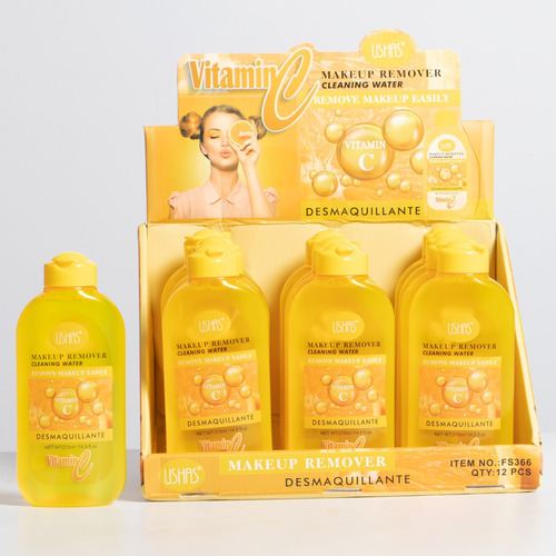 Removedor De Maquillaje Ushas Con Vitamina C