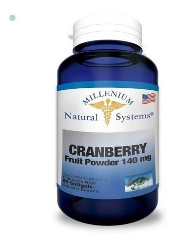 Cranberry Fruit Powder 140 Mg X 6 - Unidad a $48000