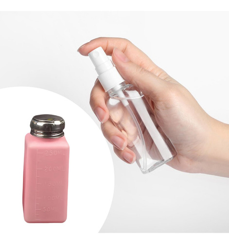 Dispensador De Líquido De Empuje, Contenedor De 250 Ml