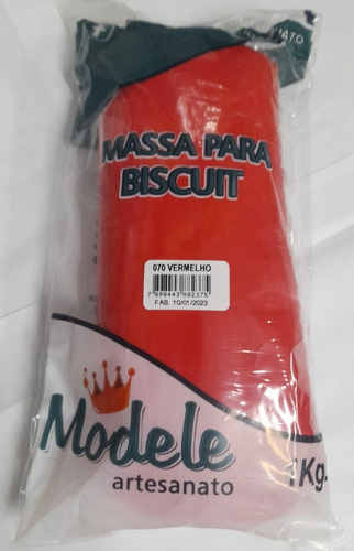Massa De Biscuit Modele Massa De Biscuit X Unidade Do 1kg - Vermelho