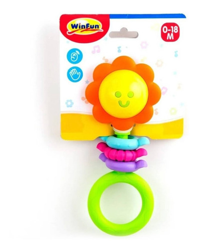 Sonajero Sujetador Flor Winfun By Maternelle