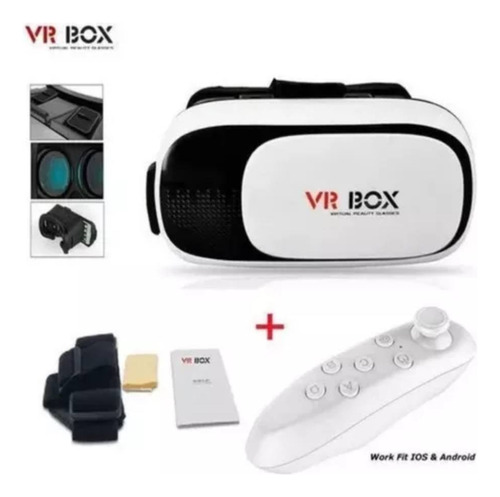 Gafas Realidad Virtual 3d + Control Remoto Bluetooth