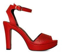 Comprar Zapatilla Mujer Damita 44161 Rojo Plataforma Pulsera Gnv®
