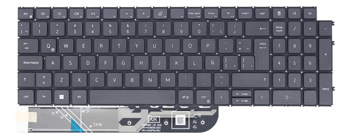 Teclado Para Dell Inspiron 15 3530 3535 En Español Negro Español Latinoamérica